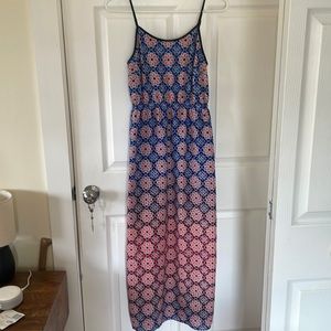 Vince Camuto Valencia Tiles Sleeveless Maxi Dress